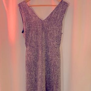 Twill sleeveless dress